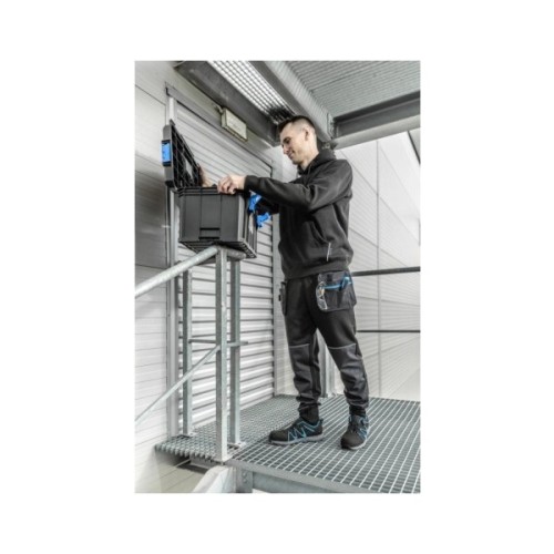 Штани робочі Hoegert TREBEL HT5K902-M з кишенями 65% бавовна/35% поліестер чорні, M (50) (HT5K902-M)