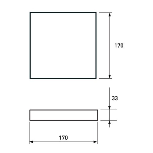 Світильник Eurolamp GM 21W 4000K (LED-NLS-21/40(GM))