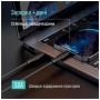Дата кабель USB-C to Lightning 2.0m PD30W textured PVC black ColorWay (CW-CBPDCL095-BK)
