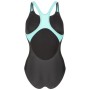 Купальник Arena Kikko Swimsuit Swim Pro Back 010807-580 чорний, бірюзовий 38 (3468337757207)