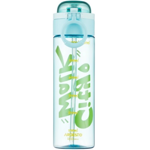 Пляшка для води Ardesto City Walk 680мл, пластик, блакитний (AR2268CB)