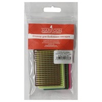 Стопор риболовний Harpoon для насадок PROFI 4мм Color MIX 816шт (7407000016285)