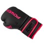 Боксерські рукавички PowerPlay 3024 Ultra Mat Чорно-Рожеві 8 унцій (PP_3024_8oz_Bl/Pink)