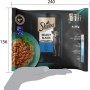 Вологий корм для кішок Sheba рибне асорті в соусі 4х85 г (4770608257422)