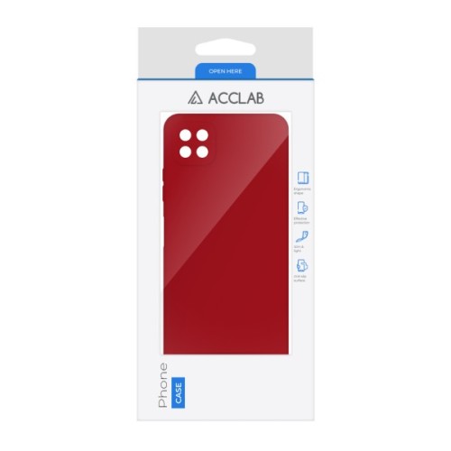 Чохол до мобільного телефона ACCLAB SoftShell Samsung Galaxy A22 5G Red (1283126557255)