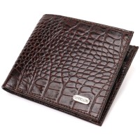 Портмоне Canpellini З натуральної шкіри Коричневе (21777)