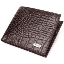 Портмоне Canpellini З натуральної шкіри Коричневе (21777)
