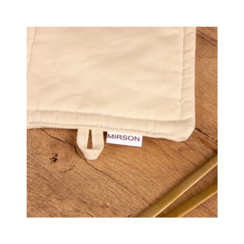 Кухонна прихватка MirSon рогожа/напівпанама №204 - Creamy (2200006753933)