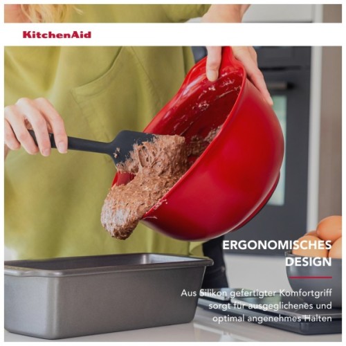 Лопатка кухонна KitchenAid Coreline для тіста, 30 см, сірий (KAS031OHCGG)