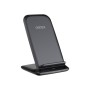 Зарядний пристрій Choetech 15W Fast Wireless Charging Stand 2coils black (T555-F-BK)