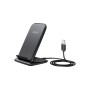 Зарядний пристрій Choetech 15W Fast Wireless Charging Stand 2coils black (T555-F-BK)