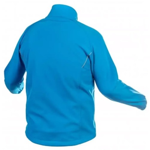 Куртка робоча Hoegert BIESE HT5K256-2XL SoftShell 96% поліестер/4% еластан синя, 2XL (56) (HT5K256-2XL)