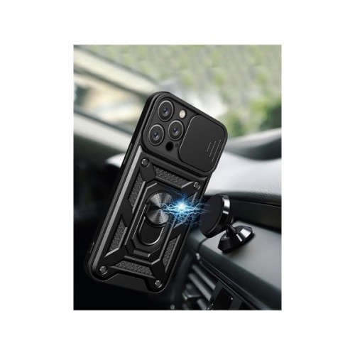 Чохол до мобільного телефона BeCover Military Apple iPhone 15 Pro Max Black (709955)