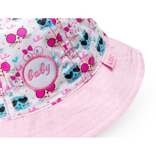 Панама дитяча Kitti з котиками (Y9120-9-46G-white)