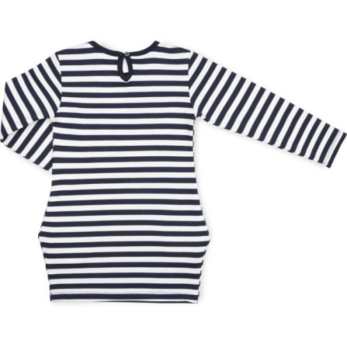 Плаття дитяче Breeze в полоску с короной (12309-128G-blue)