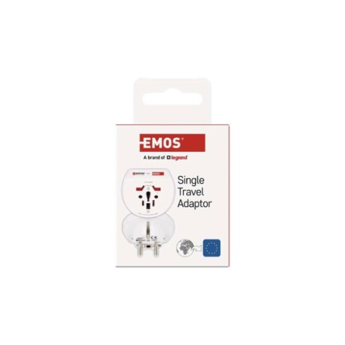 Перехідник Travel Adapter EU to USA,GB,JP,CN,AU,DE,HU,SI CZ,SK,PL EMOS (P0055N)