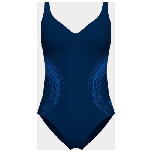 Купальник Arena Shimmering Swimsuit U Back 010810-708 синій 38 (3468337757610)