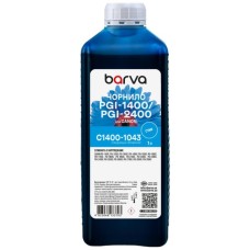 Чорнило Barva Canon PGI-1400/PGI-2400 1 л, special pigment, cyan (C1400-1043)