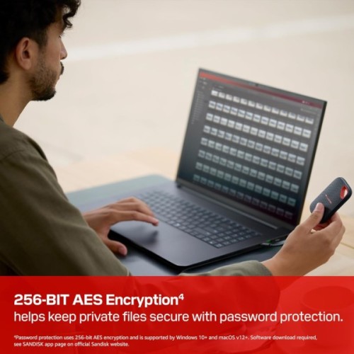 Накопичувач SSD USB 3.2 1TB SanDisk (SDSSDE70-1T00-G25)