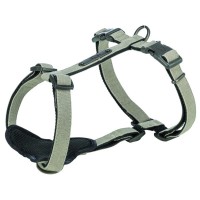 Шлея для собак Trixie CityStyle H-harness Бавовна XS–S 30–44 см 10 мм Світло-сіра (4053032682603)