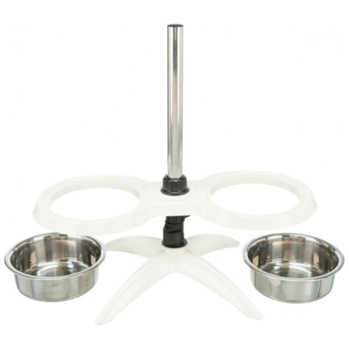 Посуд для собак Trixie на регульованій підставці (4011905250076)