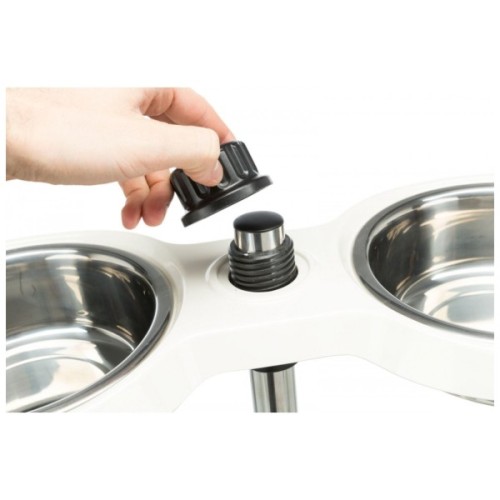 Посуд для собак Trixie на регульованій підставці (4011905250076)