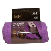 Рушник для тварин Tauro Pro Line з мікрофібри 80х120 см бузковий (TPL63399)