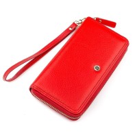 Гаманець Boston З натуральної шкіри Червоний (18464)