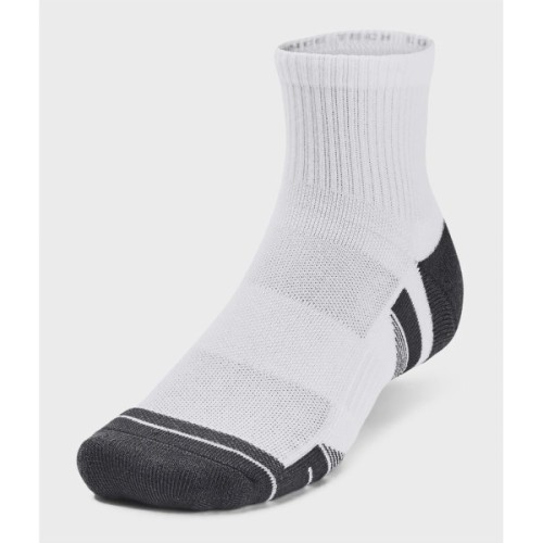 Шкарпетки Under Armour 1379510-100 Performance Tech 3 пари Qtr білий XL (196884002138)