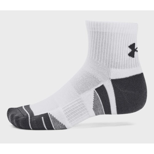 Шкарпетки Under Armour 1379510-100 Performance Tech 3 пари Qtr білий XL (196884002138)