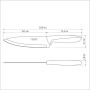 Кухонний ніж Tramontina Plenus Black Chef 178 мм (23426/107)