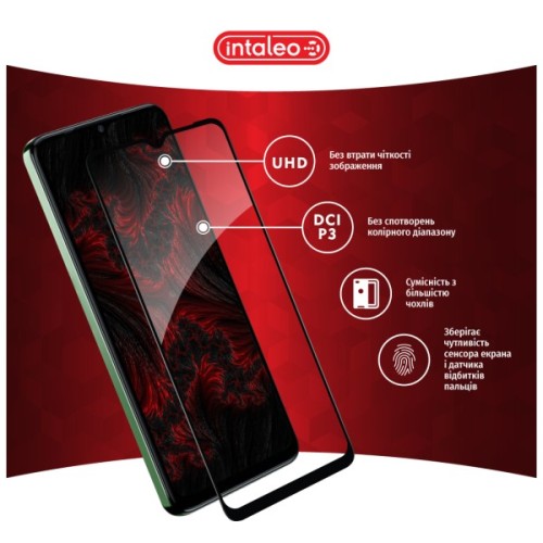 Скло захисне Intaleo Full Glue Tecno Spark 10C Black (1283126564918)