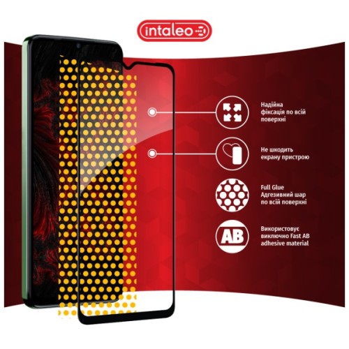 Скло захисне Intaleo Full Glue Tecno Spark 10C Black (1283126564918)