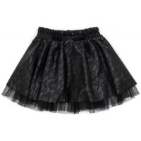 Спідниця дитяча Breeze гіпюрова (16083-128B-black)