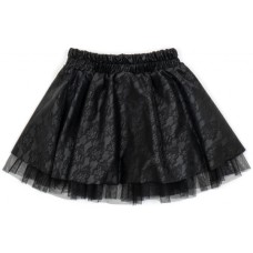 Спідниця дитяча Breeze гіпюрова (16083-128B-black)