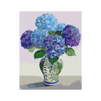 Картина по номерам Rosa Start Сині гортензії 35 х 45 см (4823098535874)