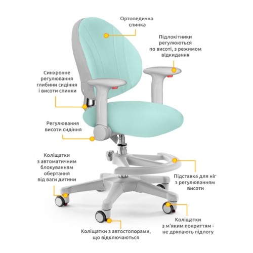 Дитяче крісло Evo-kids Mio-KZ (Y-407 KZ)