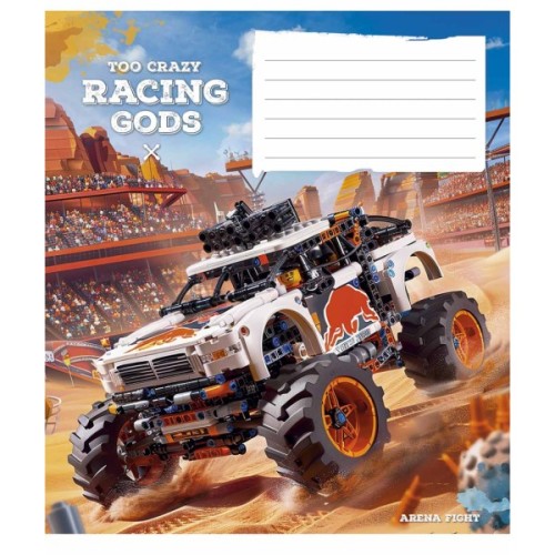 Зошит Школярик Zooland 18 аркушів лінія (018-3472L)