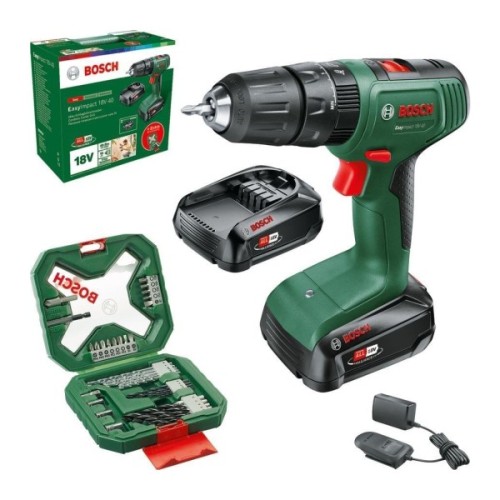 Шуруповерт Bosch EasyImpact 18V-40 18В 2х2Агод 2038Нм 0-4300-1630обхв кейс ЗП набір з (0.603.9D8.109)