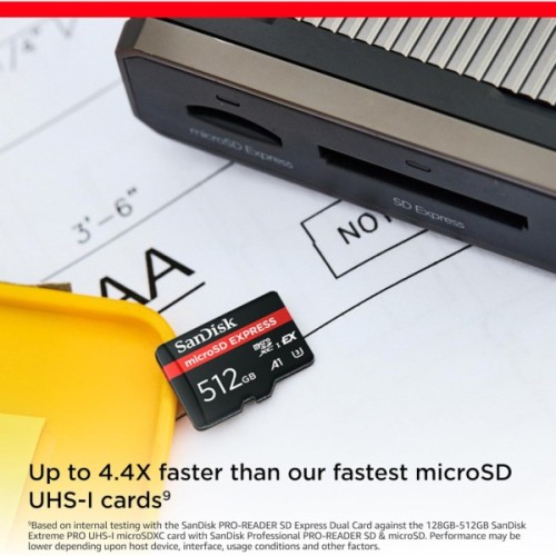 Карта пам'яті SanDisk 512GB microSDXC class 10 UHS-I U3 A1 Express (SDSQXFN-512G-GN4NN)