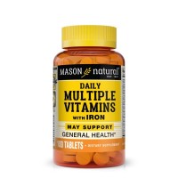 Мультивітамін Mason Natural Мультивітаміни із залізом на кожен день, Daily Multiple Vita (MAV00001)