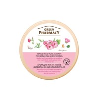 Крем для рук Green Pharmacy Живильно-відновлюючий з мальвою та церамідами 300 мл (4823015914683)