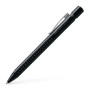 Ручка кулькова Faber-Castell автоматична Grip 2010, корпус чорний, стрижень синій М (0.7 мм) (32214)