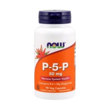 Вітамін Now Foods P-5-P (піридоксальфосфат) 50мг, 90 гелевих капсул (NOW-00461)