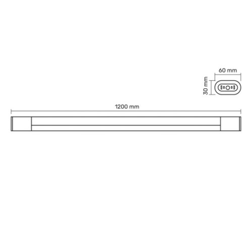 Світильник TITANUM 45W 1.2М 6500K White (TL-BNO-45126W)