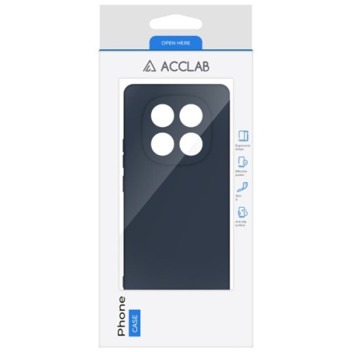 Чохол до мобільного телефона ACCLAB Silicone Case Xiaomi Redmi Note 14 Pro 4G Dark Blue (1283126622588)
