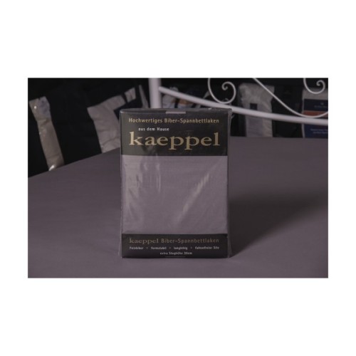 Простирадло Billerbeck на резинці (фланель) сірий 140-160/200 см (1677-570)