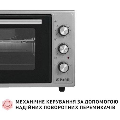 Електропіч Perfelli MIRAGE 37 GREY