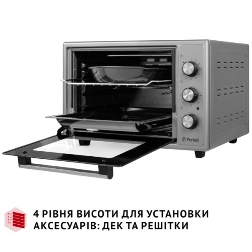 Електропіч Perfelli MIRAGE 37 GREY