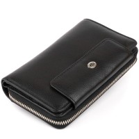 Гаманець ST Leather Зі шкіри Чорний (19339)